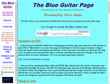 Tablet Screenshot of blueguitar.org